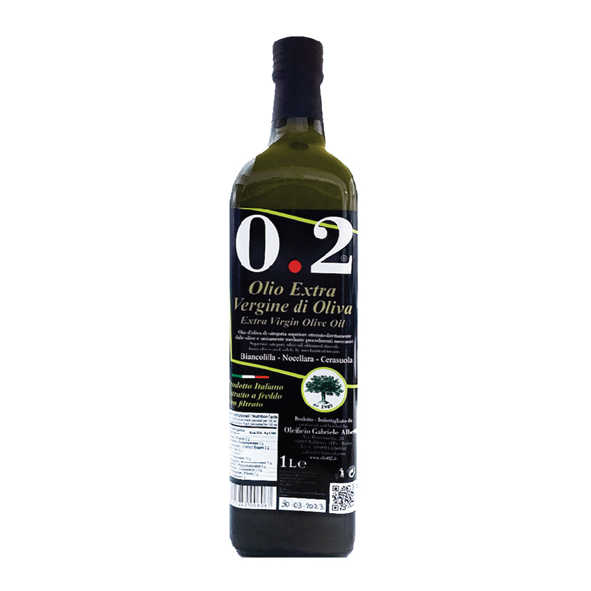 O2 (Oleificio Gabriele Alberto) Olio Extra Vergine Italiano Bottiglia 1LT-image