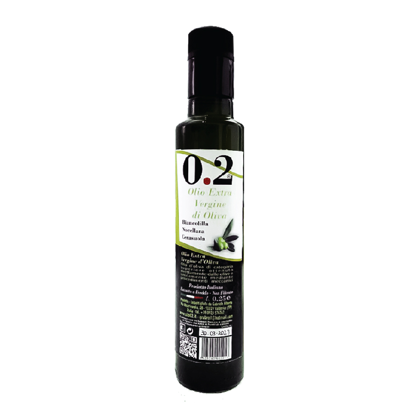 O2 (Oleificio Gabriele Alberto) Olio Extra Vergine Italiano Bottiglia 0.25LT-image